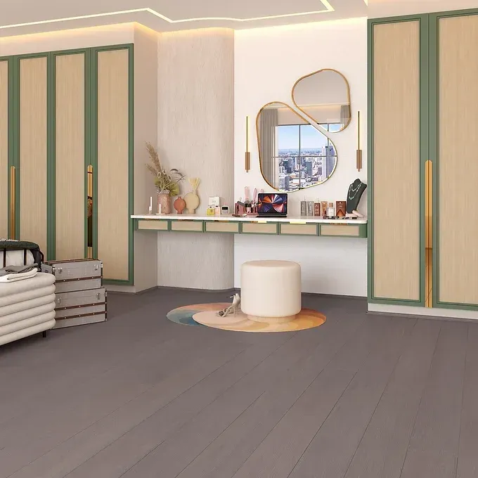 Gray Wood Flooring With Visible Grain and Texture — BLB Flooring Solutions in Central Coast, NSW