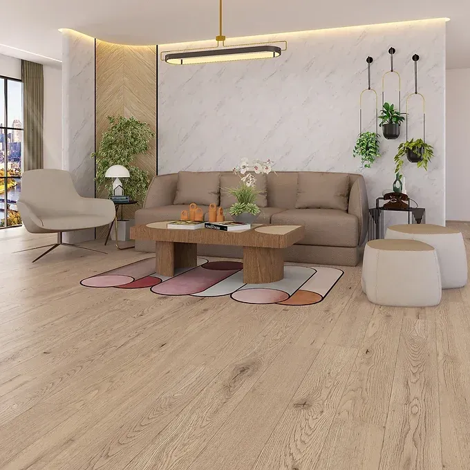 Light Oak Wood Floorboards With Varying Tones and Visible Wood Grain — BLB Flooring Solutions in Central Coast, NSW