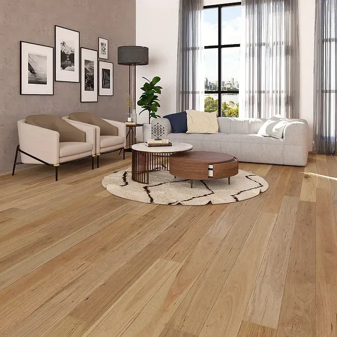 Wooden Floorboards in Varying Shades of Light Brown — BLB Flooring Solutions in Central Coast, NSW