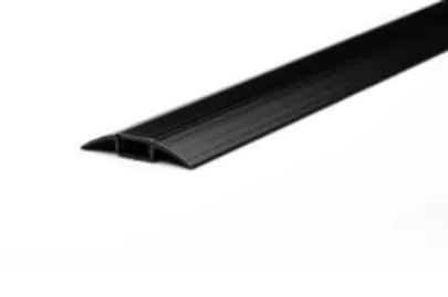 A Black Cable Tray on a White Background — BLB Flooring Solutions in Central Coast, NSW
