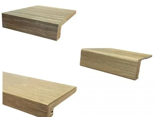 Three Different Types of Wooden Steps Are Shown on a White Background — BLB Flooring Solutions in Central Coast, NSW
