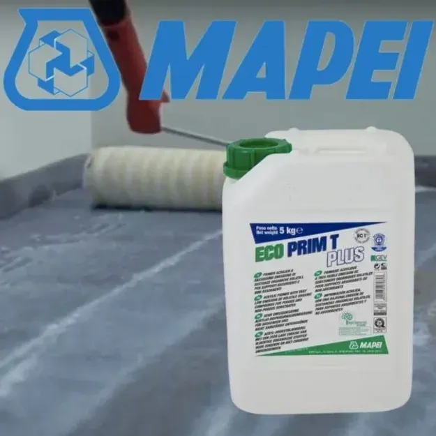 A Bottle of Mapei Eco Prim T Plus With a Green Cap — BLB Flooring Solutions in Central Coast, NSW