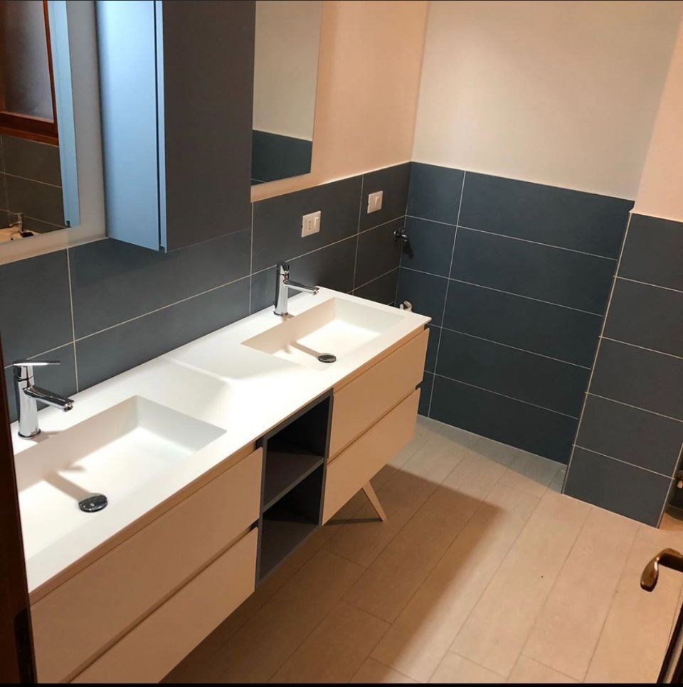 Doppio lavabo