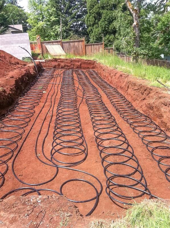 Geothermal Heat Pump Coil — Eugene, OR — Braun Excavating Inc.