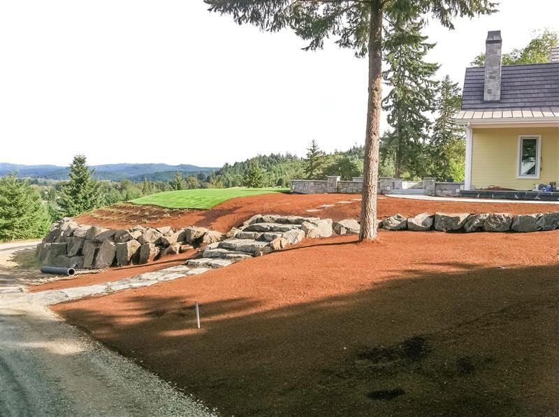 Residential Lawn — Eugene, OR — Braun Excavating Inc.