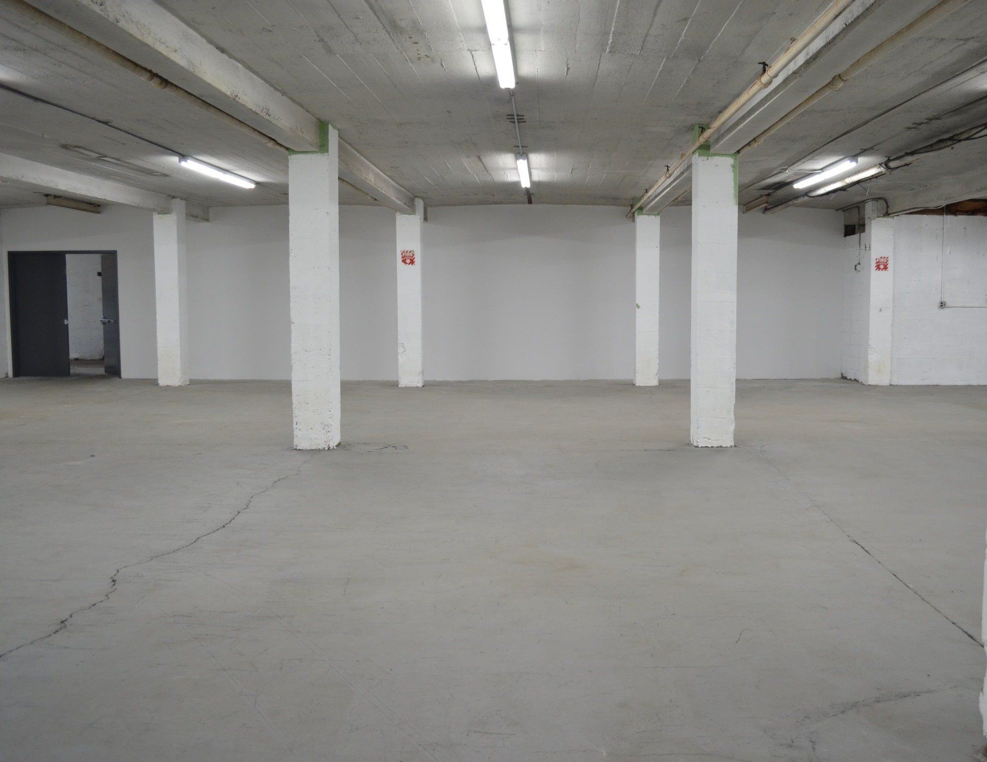 Large open warehouse space