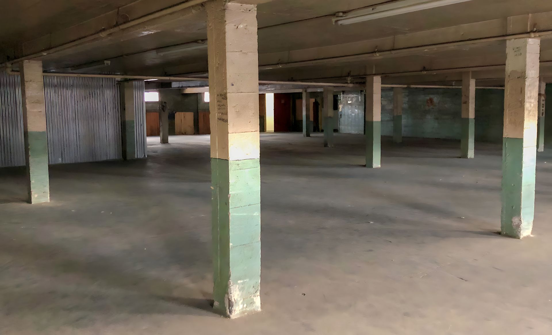 Large open warehouse space