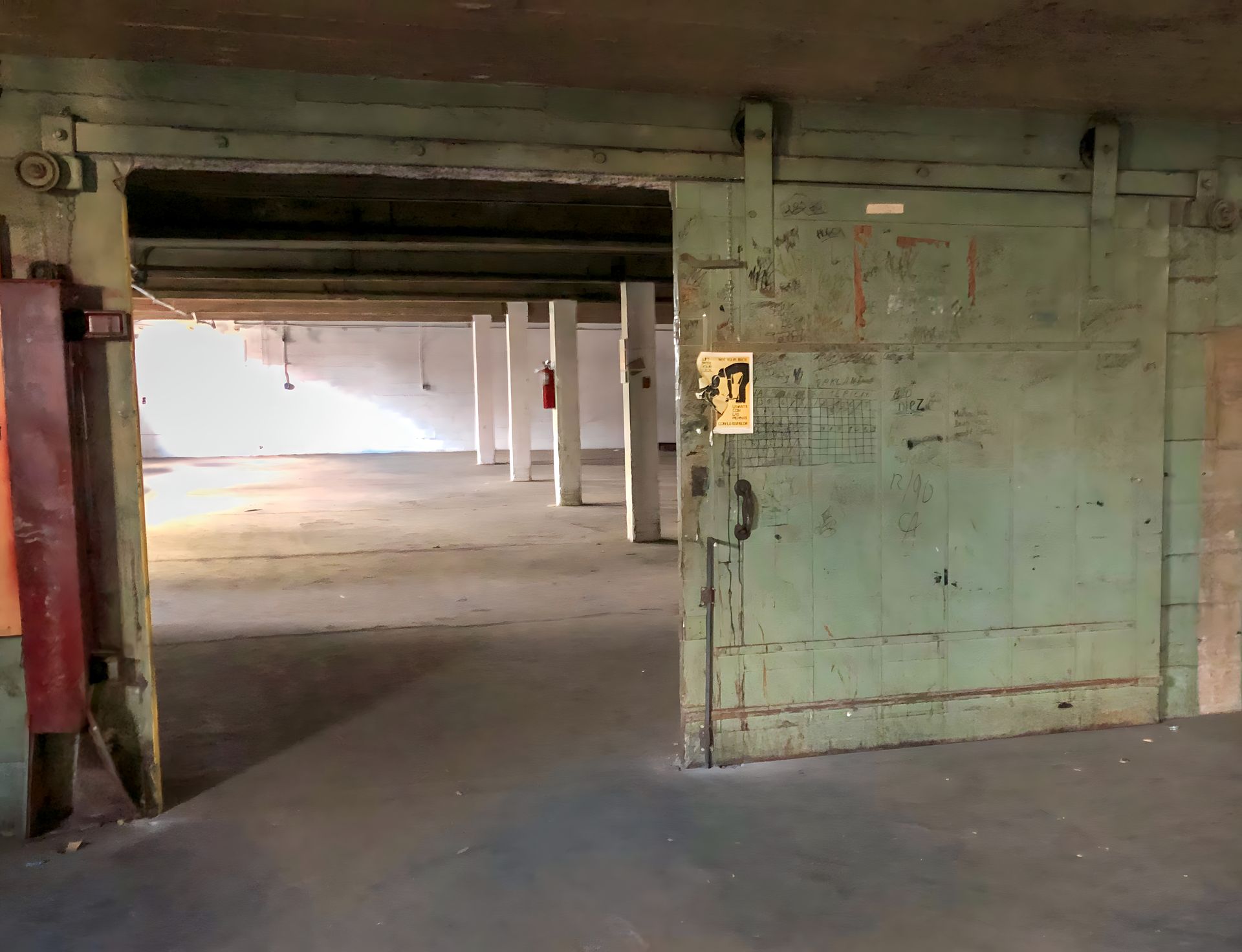 Large open warehouse space