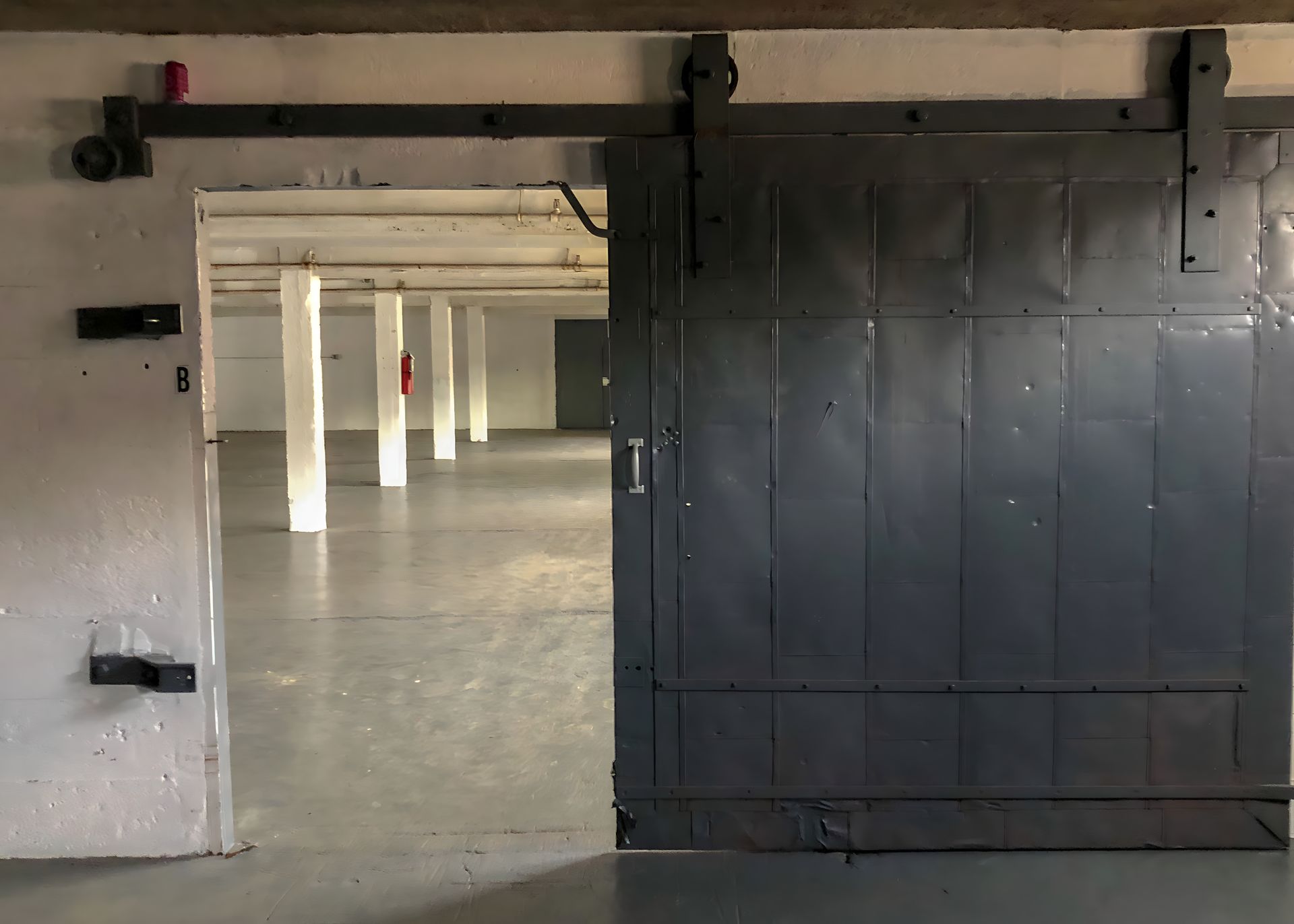 Large open warehouse space