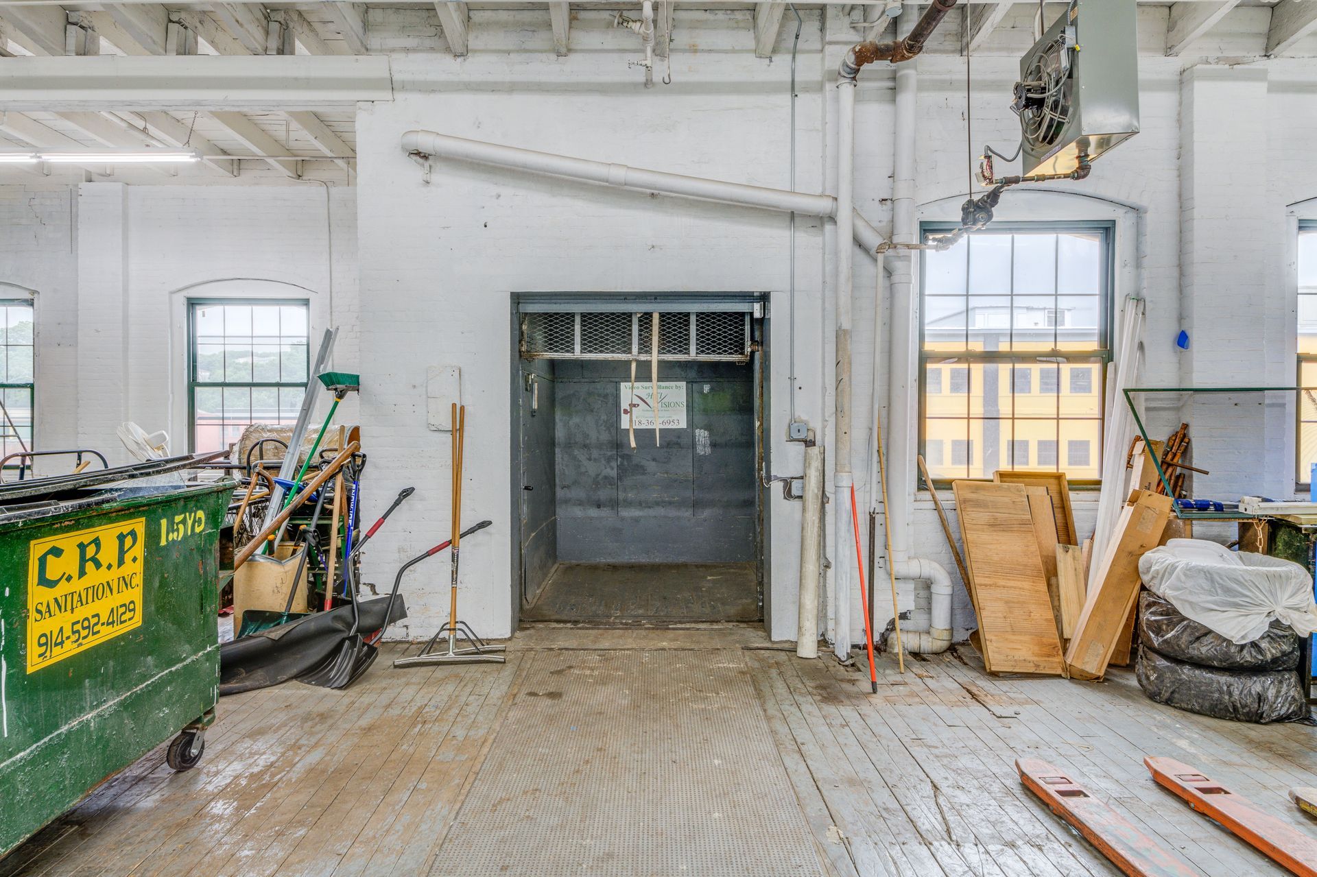 Large open warehouse space