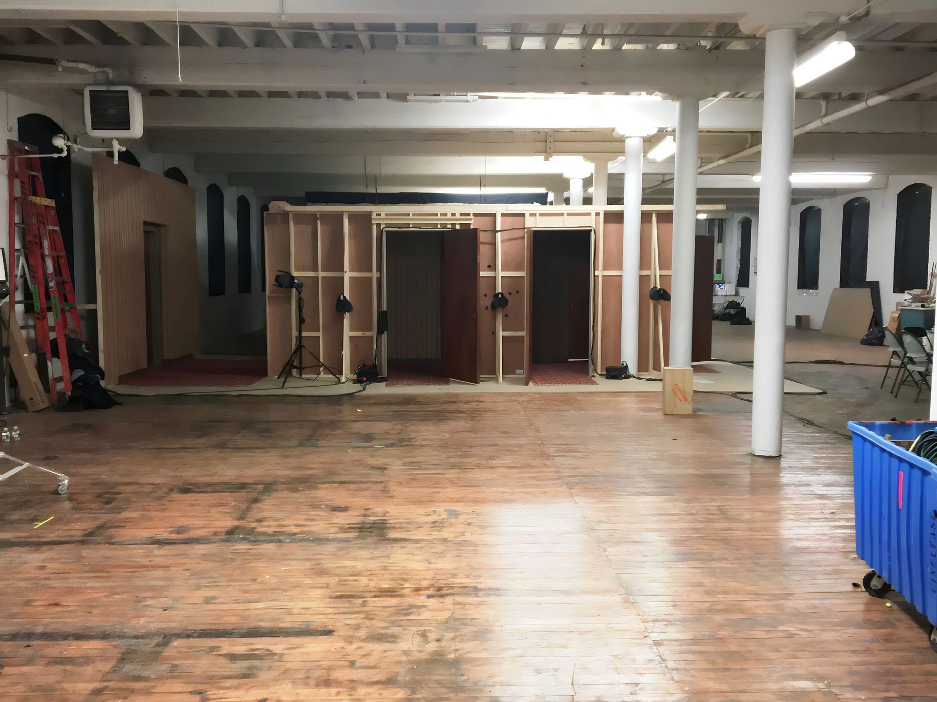 Large open warehouse space