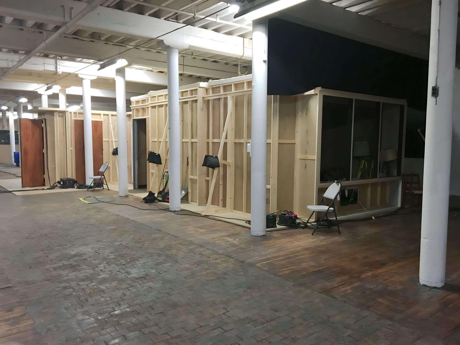 Large open warehouse space