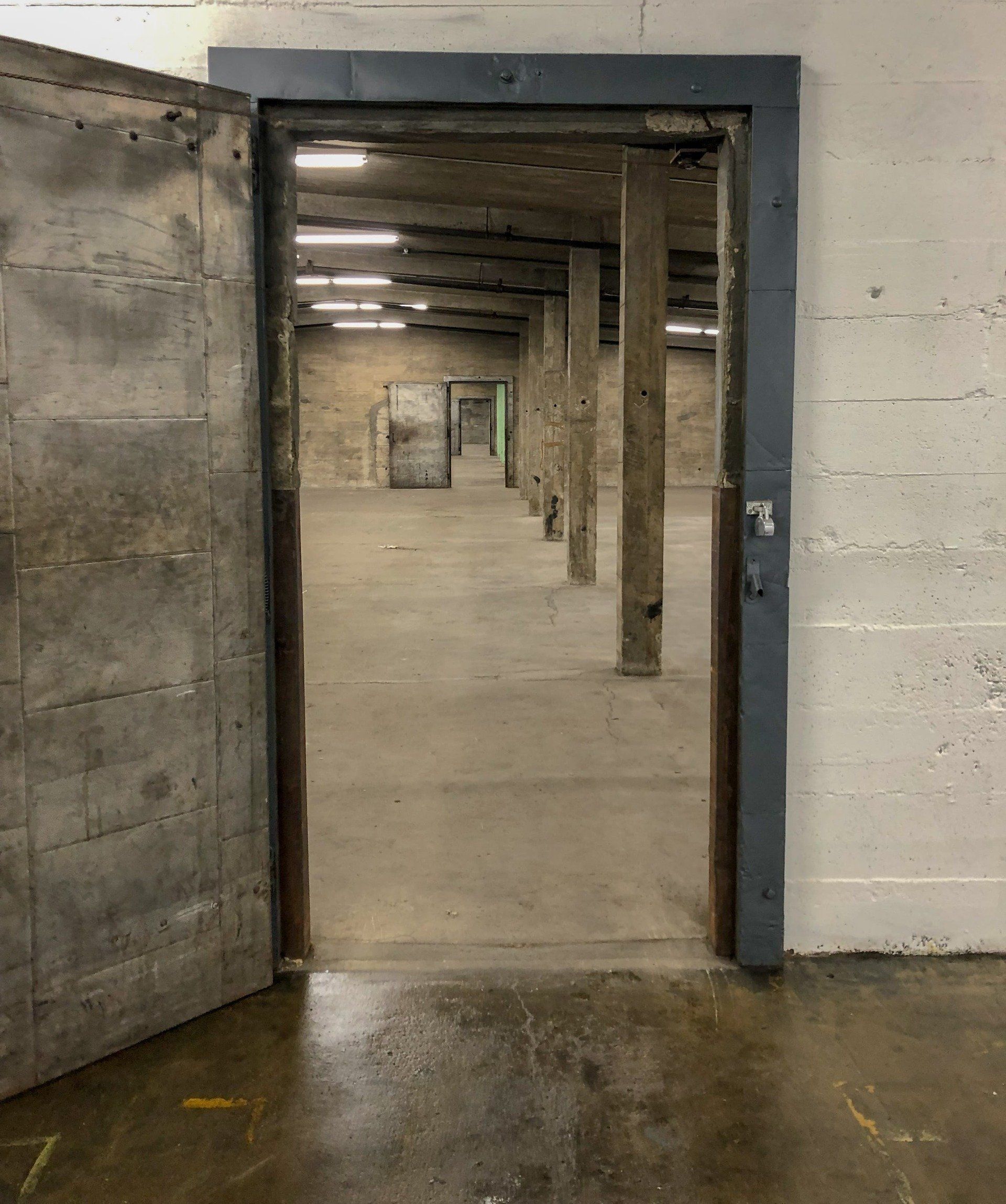 Large open warehouse space