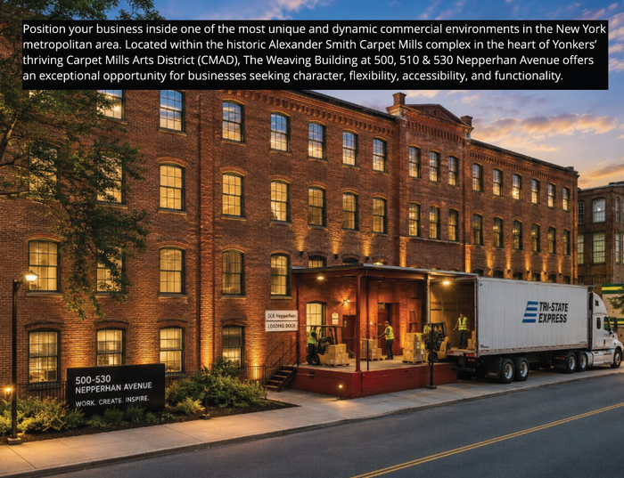 Warehouse and Industrial commercial space in Yonkers, NY