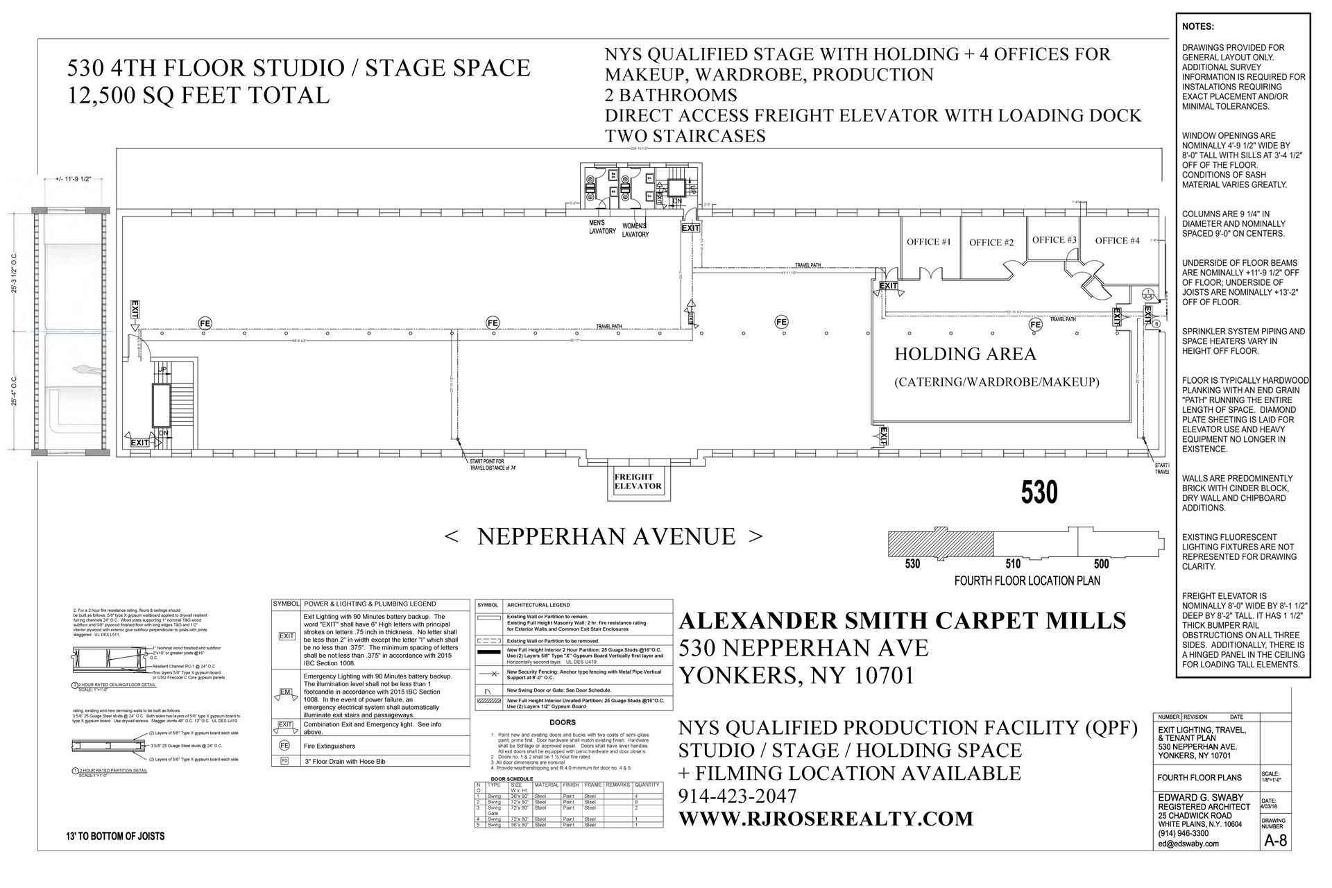 Site map of 530 Nepperhan Ave - Studio & Stage