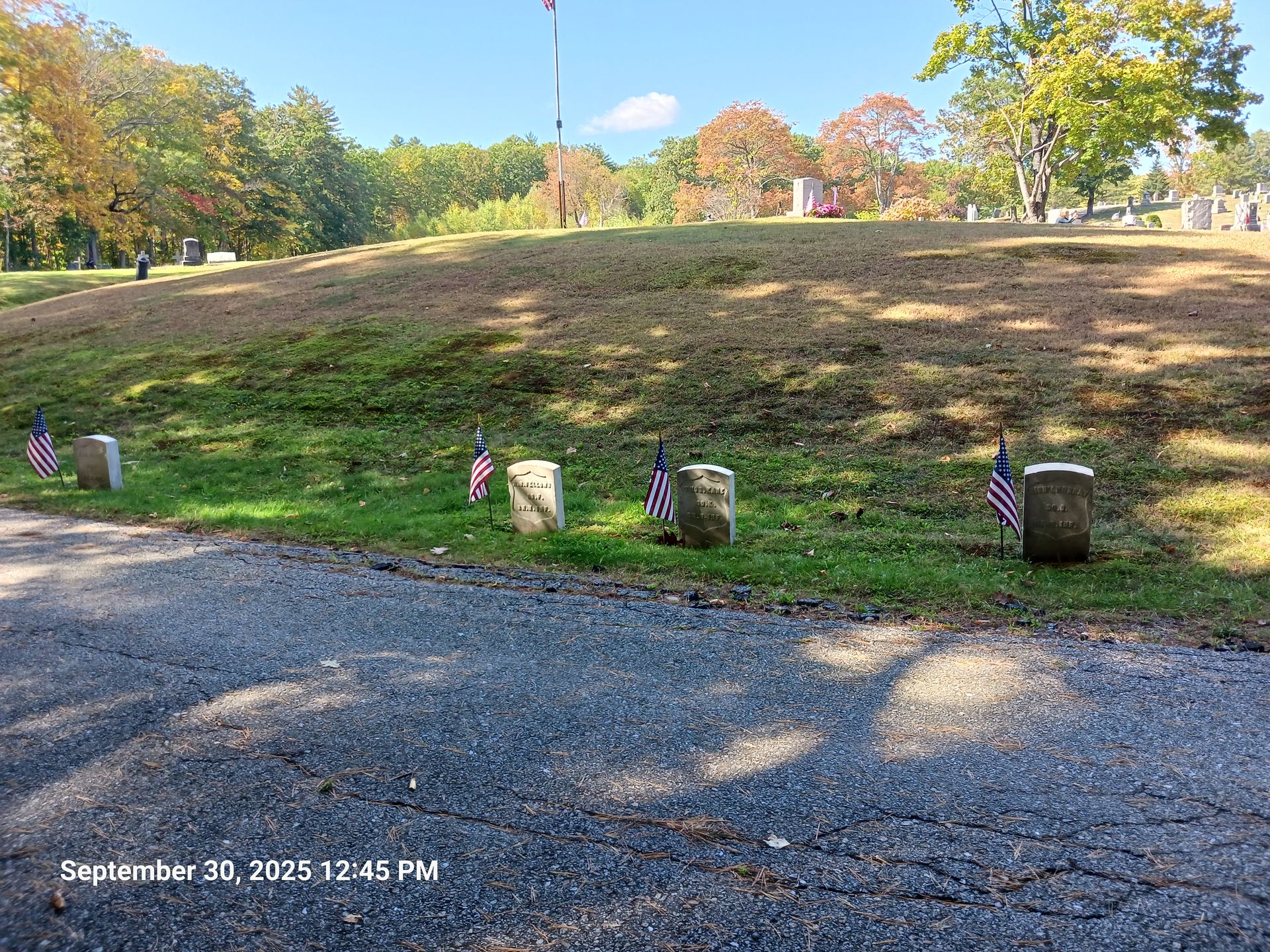 GAR section stones cleaned