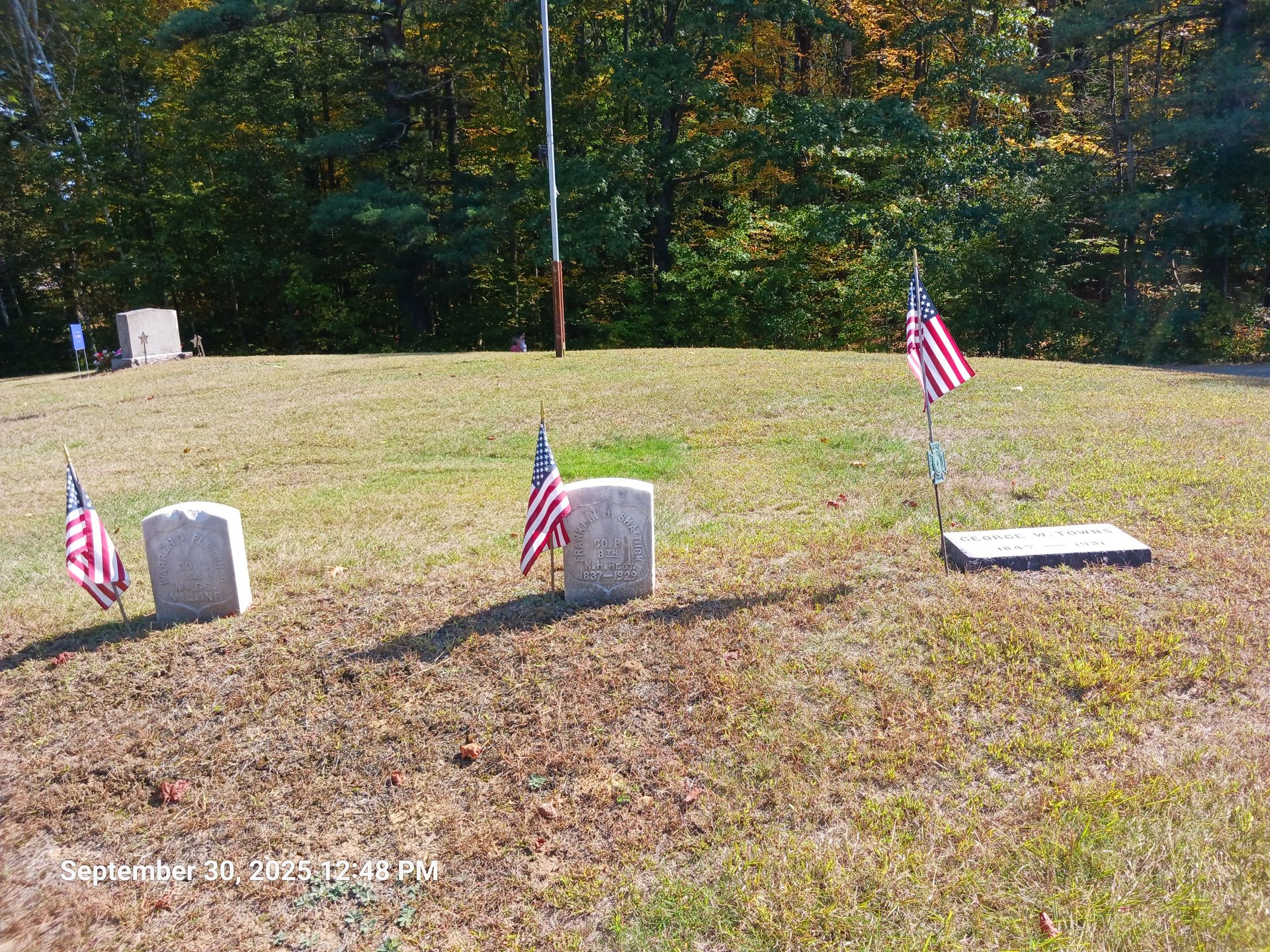 GAR section stones cleaned