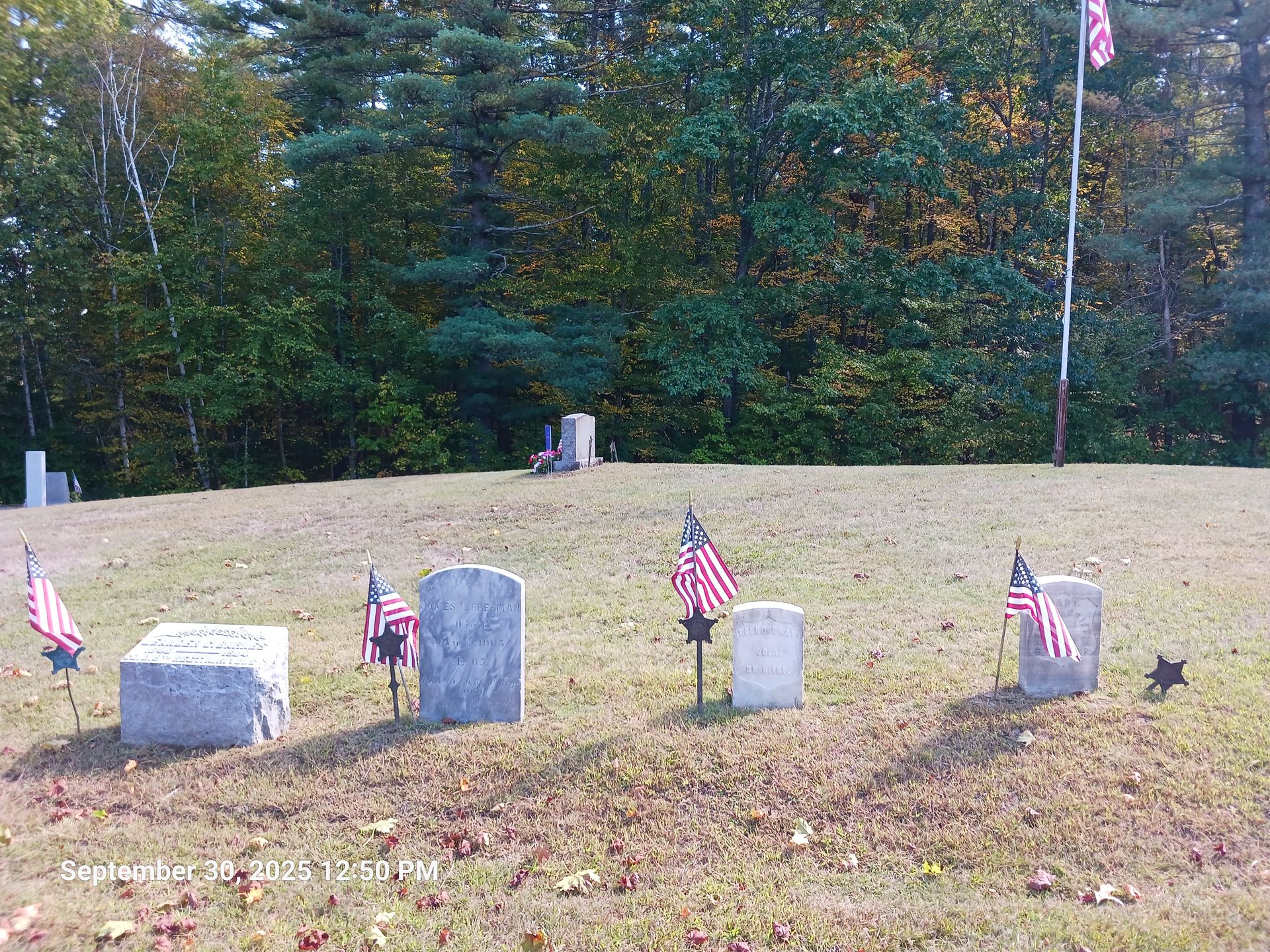 GAR section stones cleaned