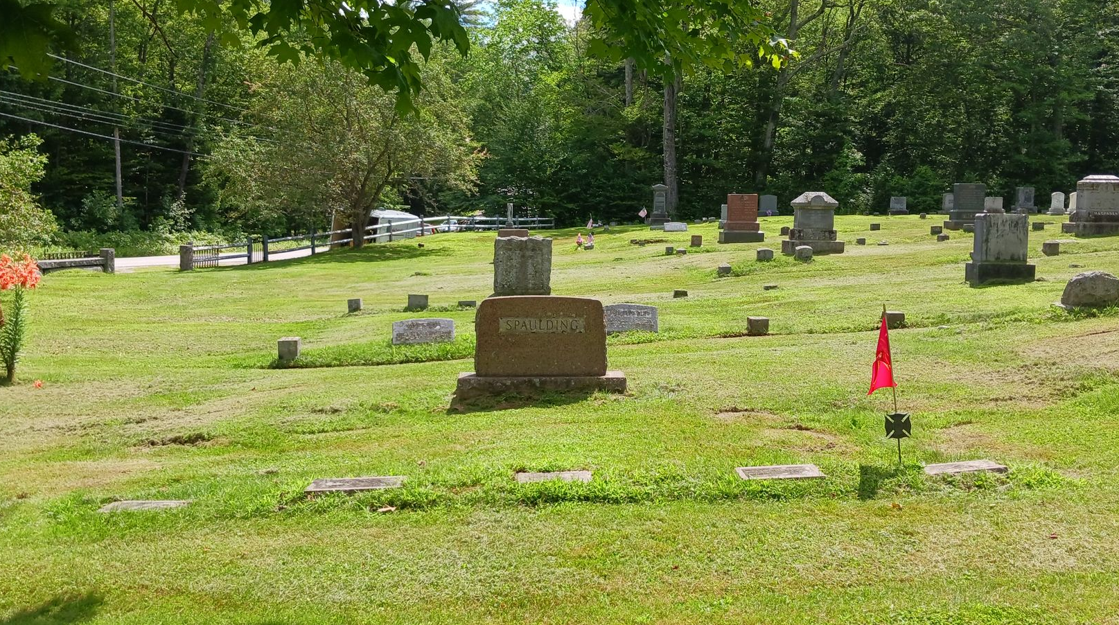 Spaulding family plot at Highland South Cemetery in Rumney