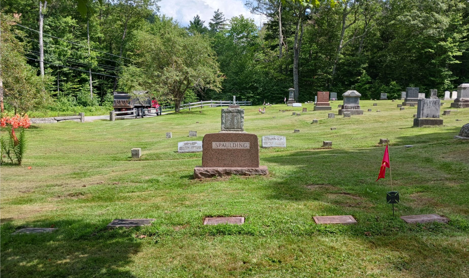 Spaulding family plot at Highland South Cemetery in Rumney