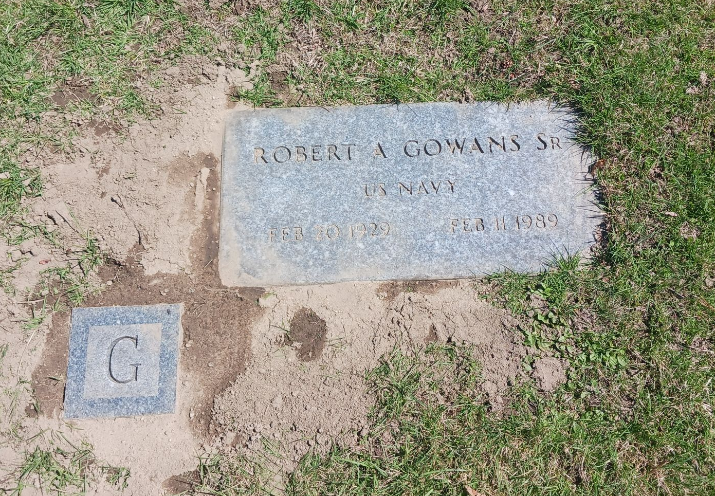 Gowans foostone before cleaning