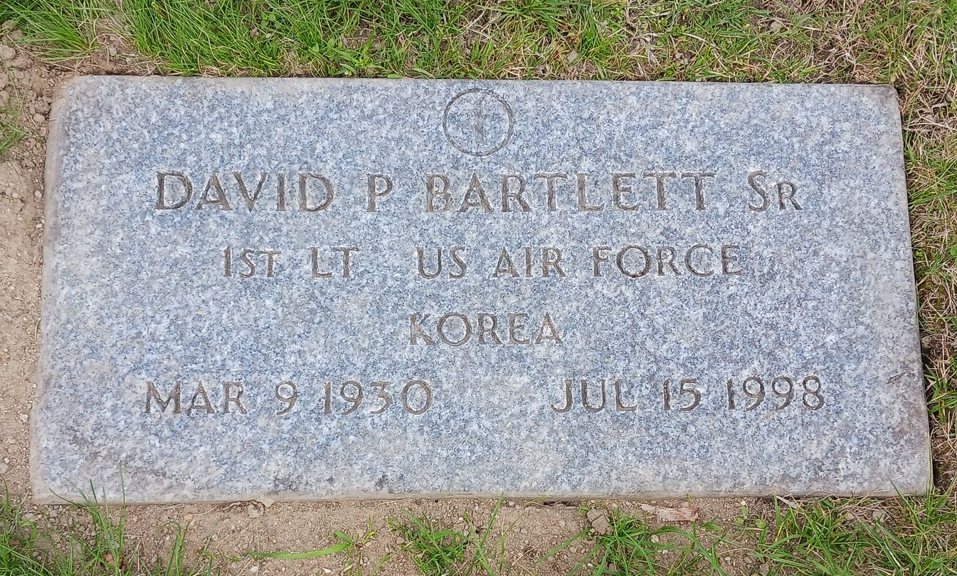 Bartlett footstone after cleaning