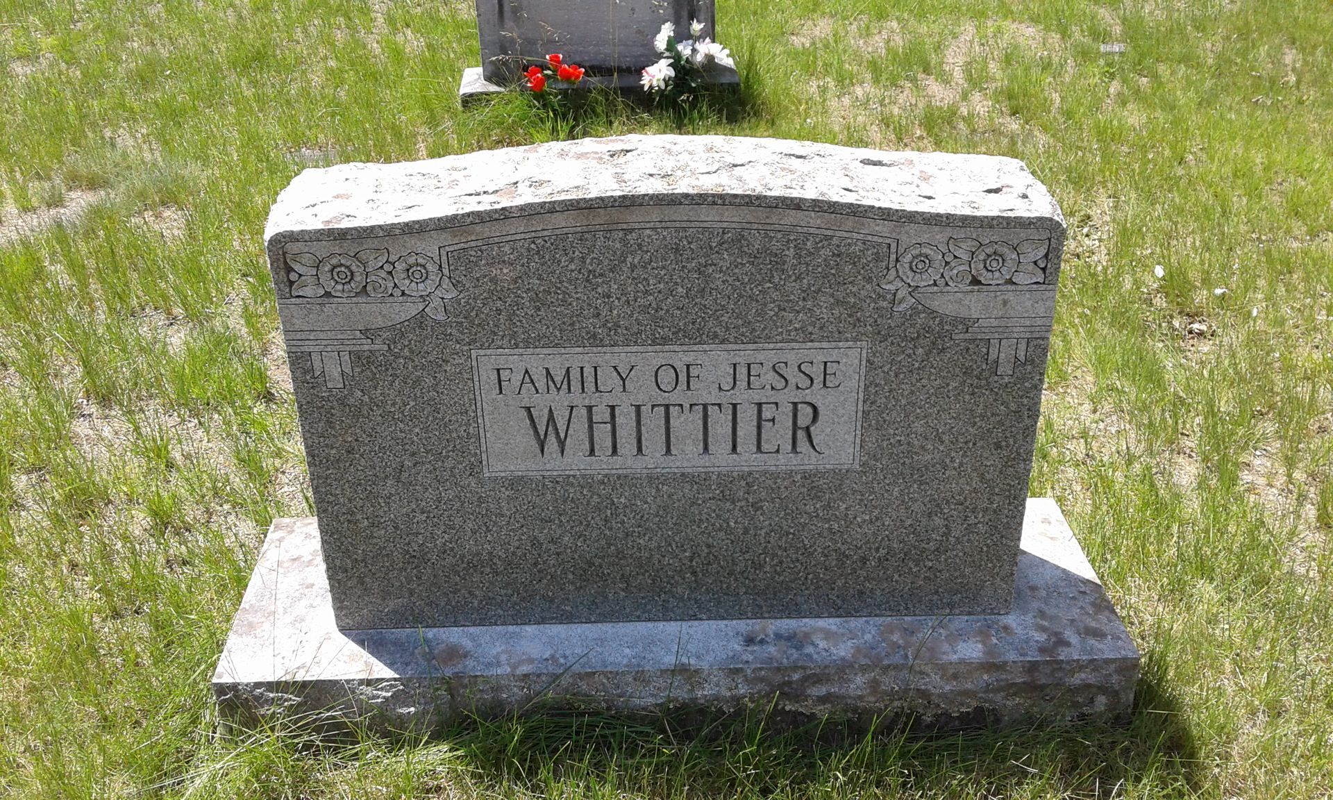 cleaned headstone