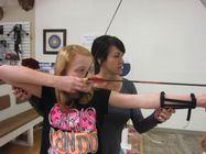 Teacher and student - Archery Lessons