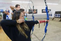 Indoor range image of archer