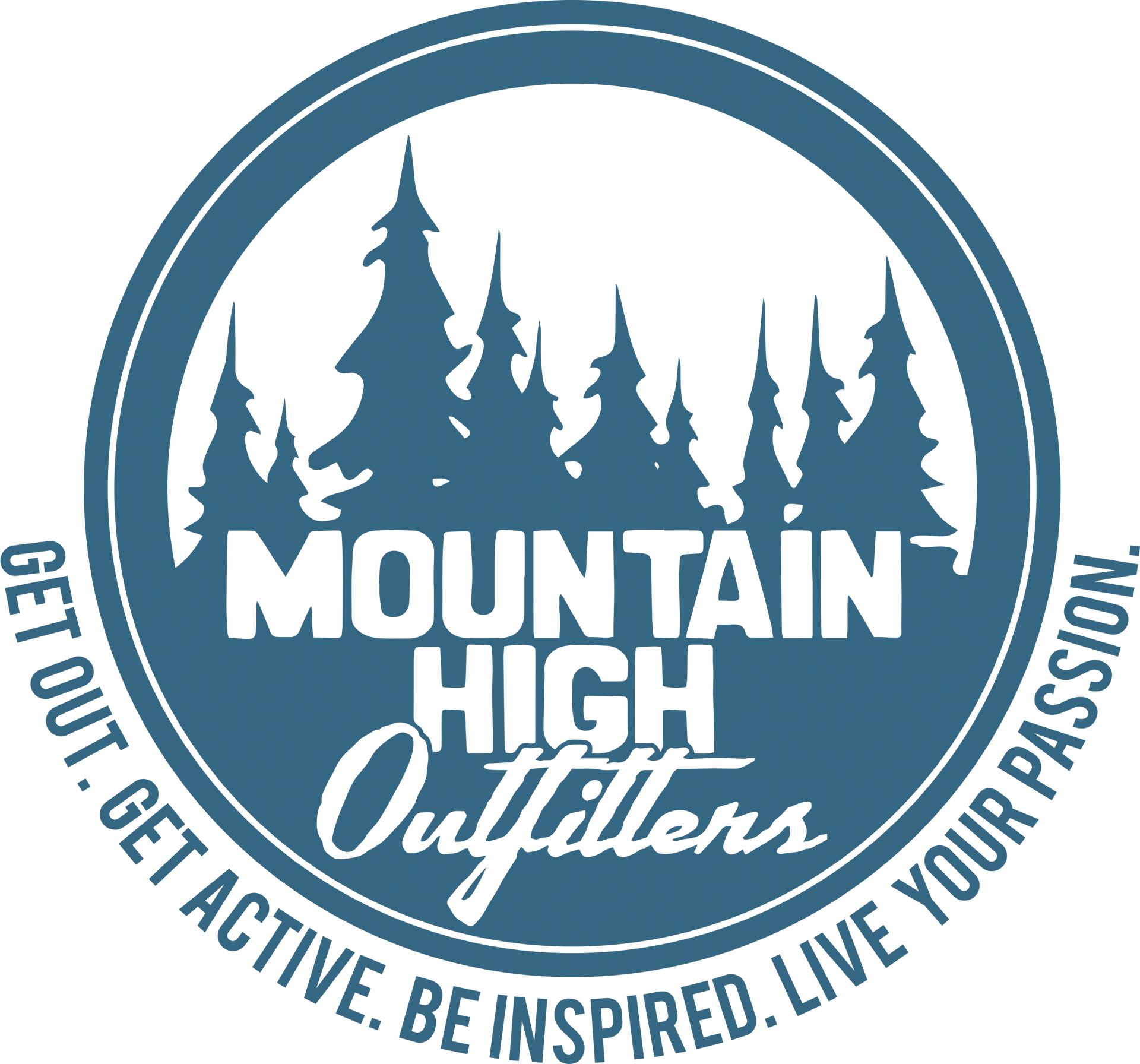 Logo for Mountain High Outfitters