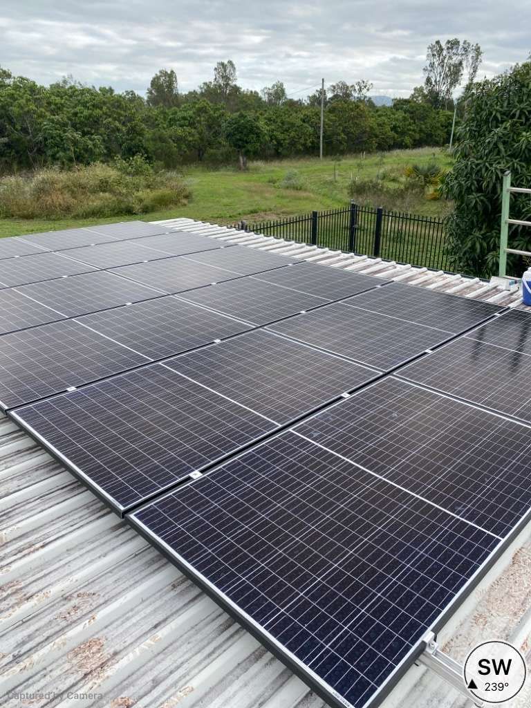 A Roof With A Lot Of Solar Panels On It — Solar Power Whitsunday In Cannon Valley, QLD