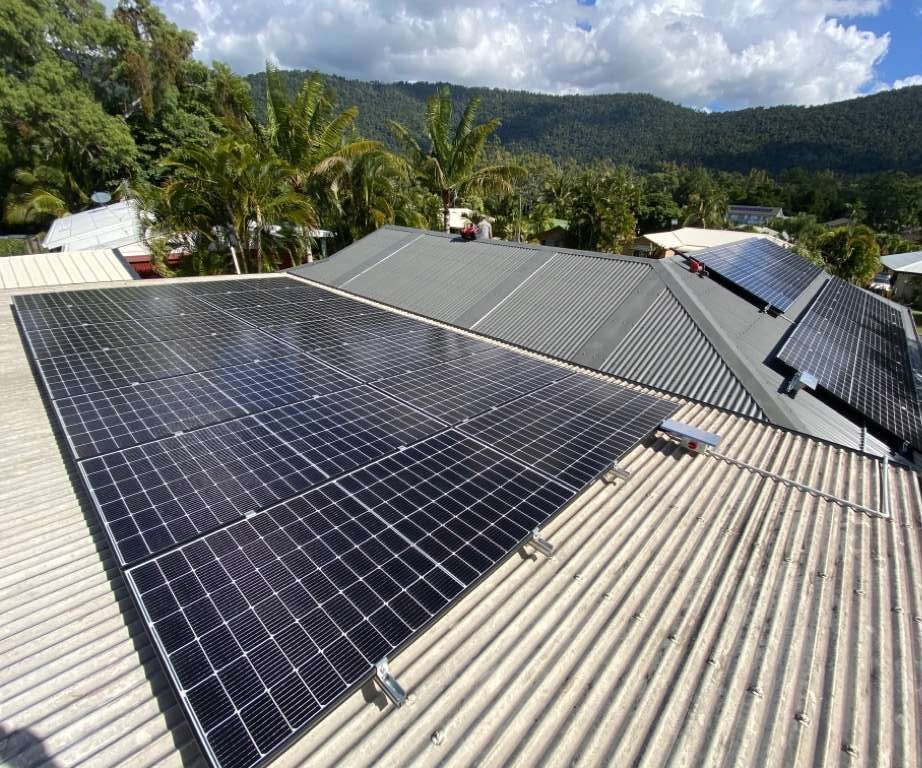 A Roof With A Lot Of Solar Panels On It — Solar Power Whitsunday In Whitsundays, QLD