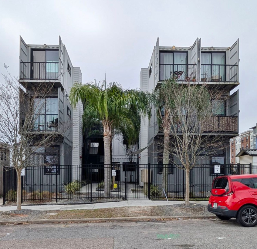 Ashley Lofts apartment exterior, Downtown Jacksonville, FL
