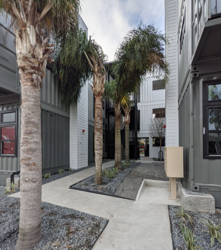 Ashley Lofts apartment exterior, Downtown Jacksonville, FL