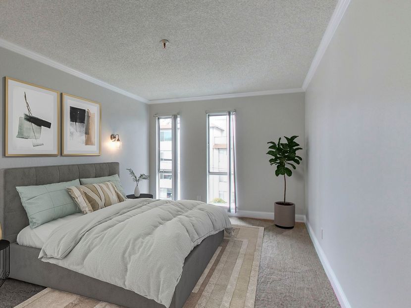 378 van buren apartment oakland 1 bedroom staged