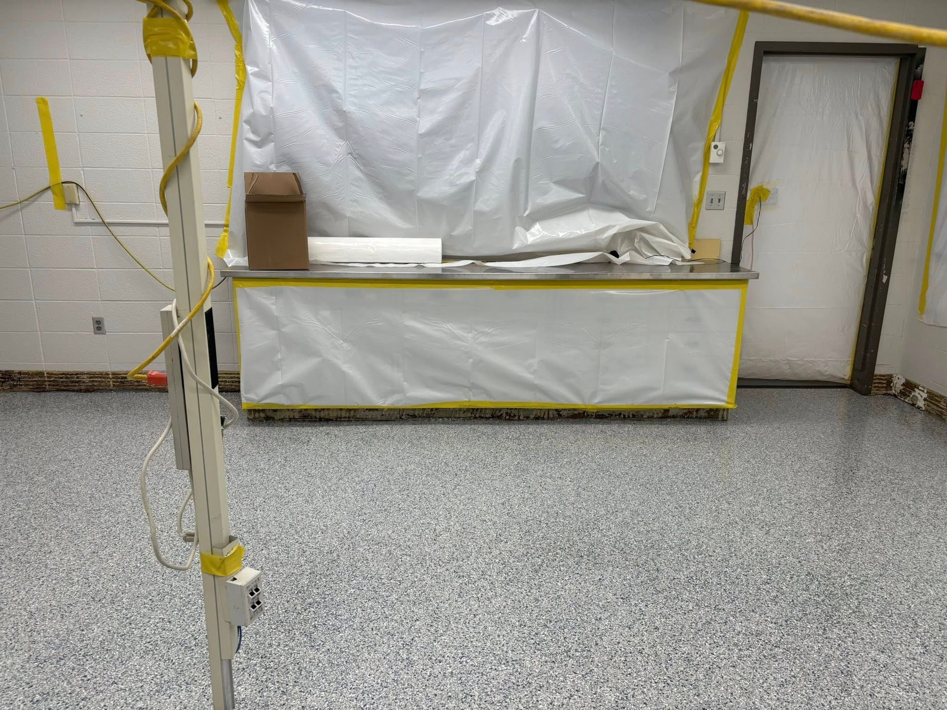 Completed AHN floor coating project by 814 Epoxy and More in Erie, PA