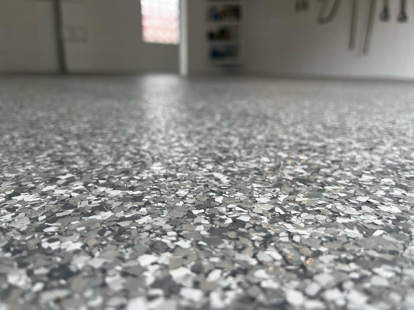 Gravel flake floor color from the 814 Epoxy and More portfolio