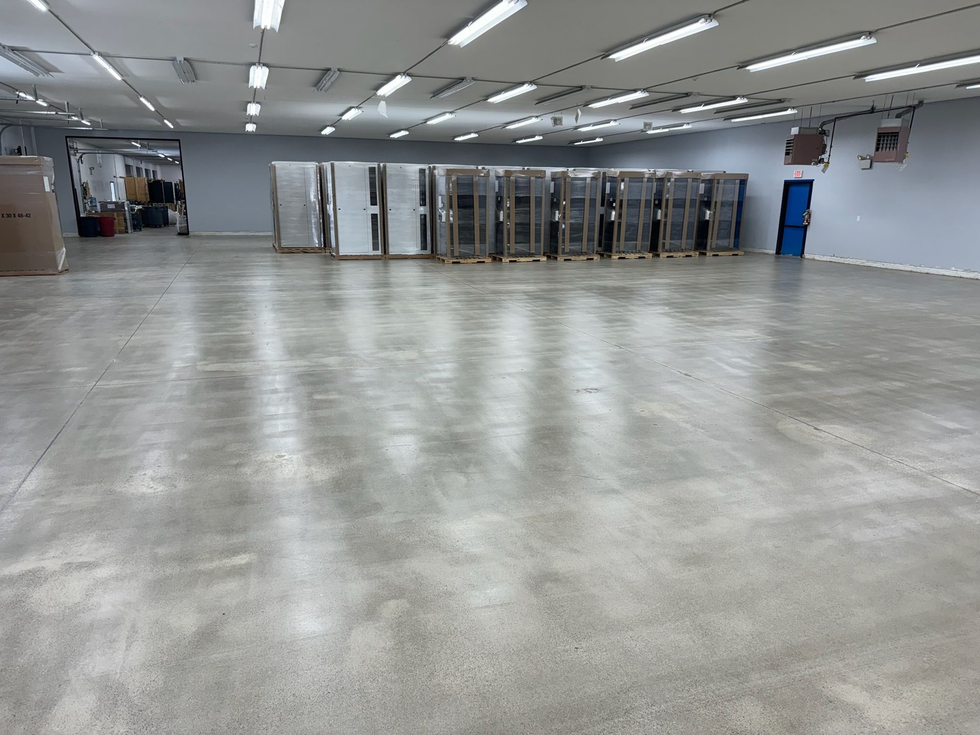 Large commercial facility with concrete repair complete Erie PA 814 Epoxy