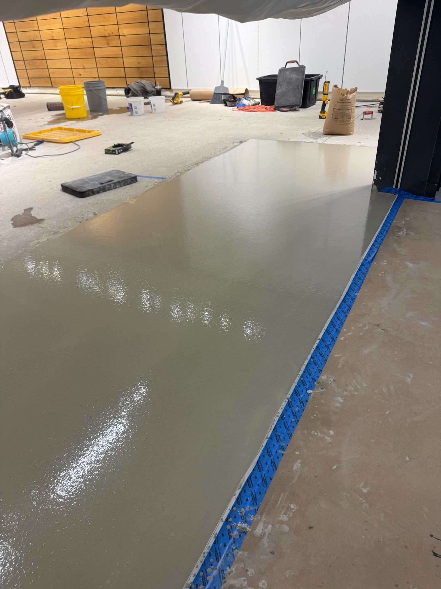 Joint filling repair work in commercial building Erie PA by 814 Epoxy