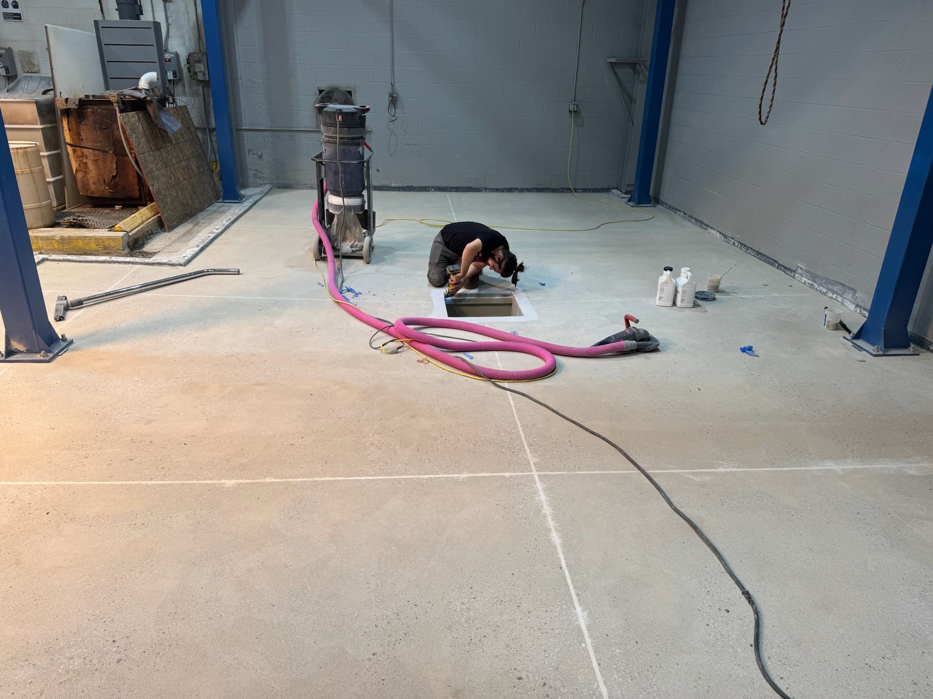 Industrial chemical containment coating installation Erie PA 814 Epoxy