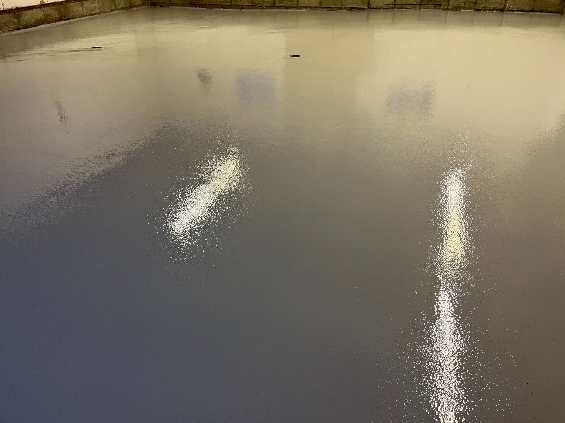 Lite Tough Urethane floor applied in industrial facility Erie PA 814 Epoxy
