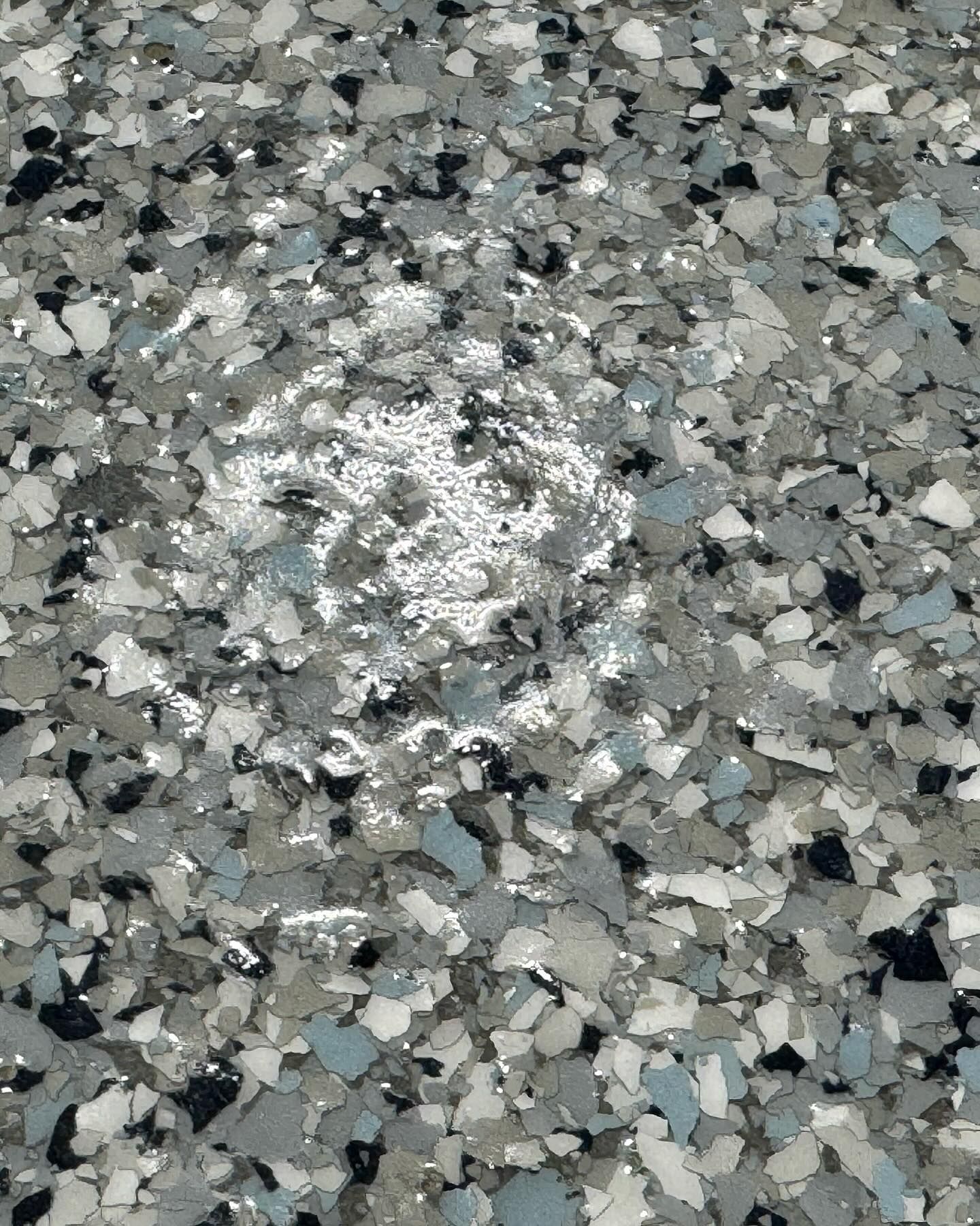Rapids color epoxy flake floor broadcast texture Erie PA 814 Epoxy