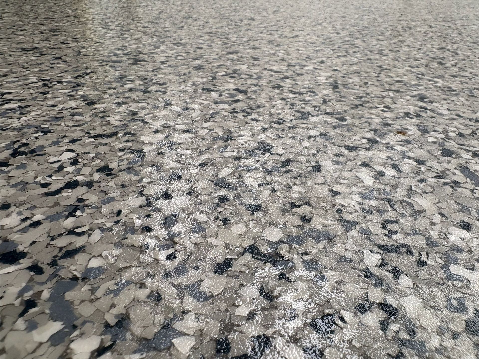 Urethane cement chip floor texture installed by 814 Epoxy Erie PA