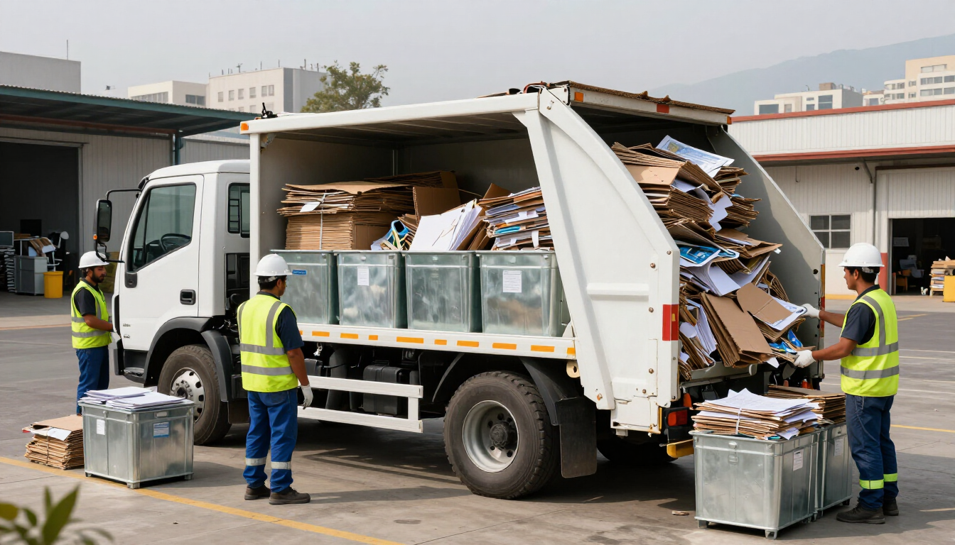 Servicio de retiro de residuos reciclables en la Región Metropolitana