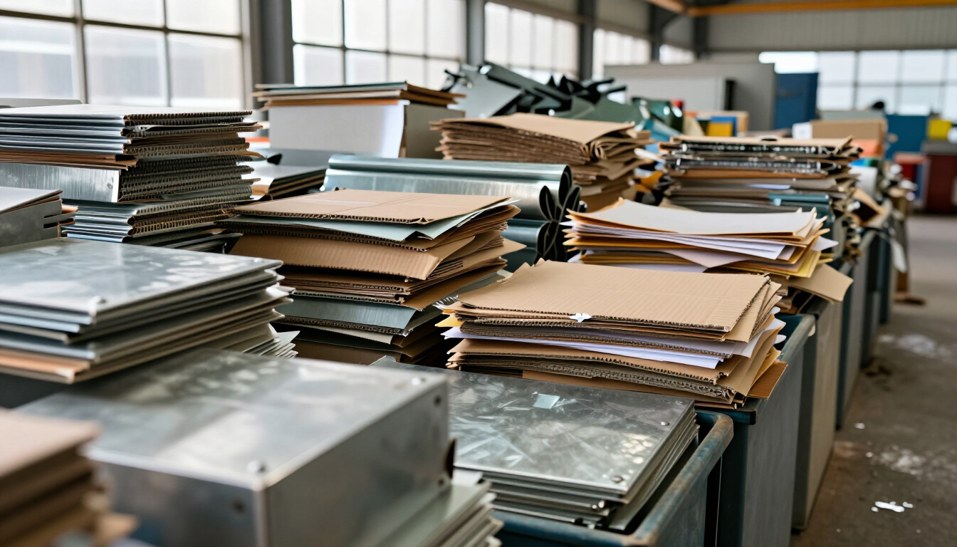 Clasificación de materiales para un servicio de retiro de residuos reciclables