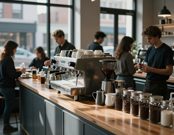 The Corner Grind cafe interior