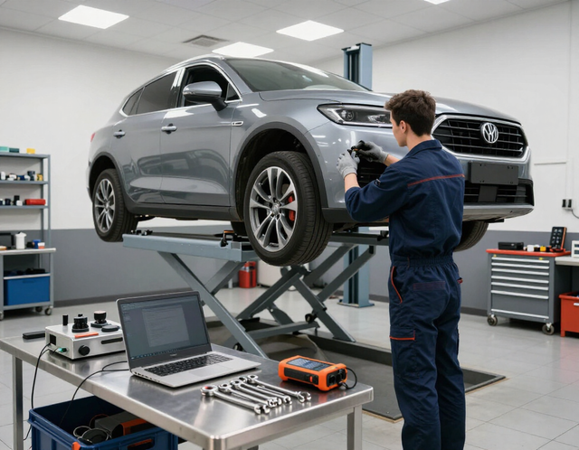 Diagnostica e riparazione meccanica in officina