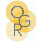 Stylized letters O, D, G, and R over overlapping yellow circles on a white background