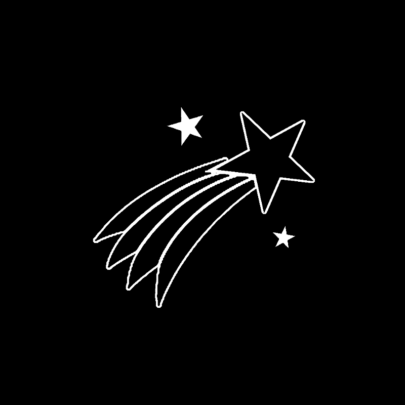 shooting star graphic