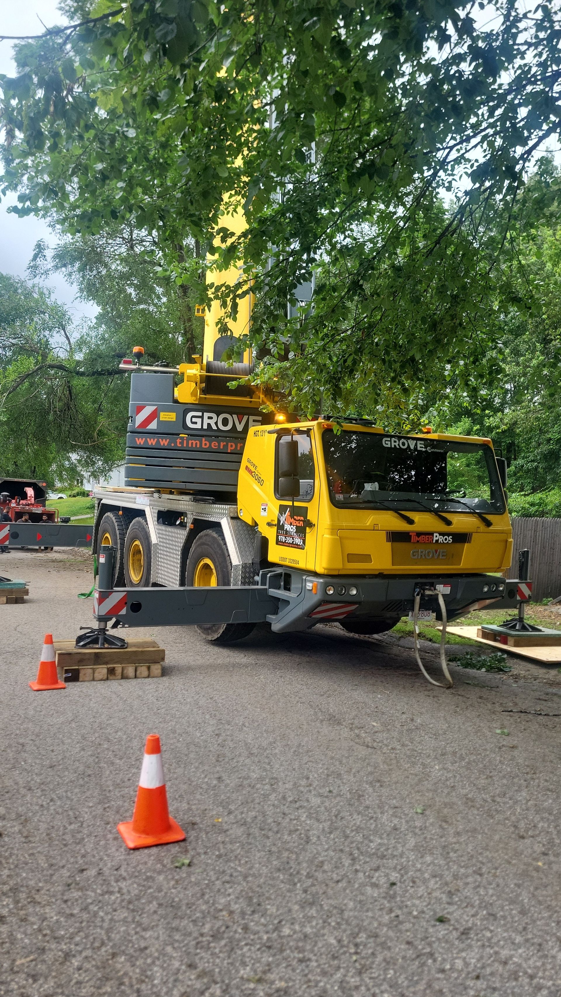 Timber Pros Tree Service Crane Service | Timber Pros | Leominster, MA Tree Services